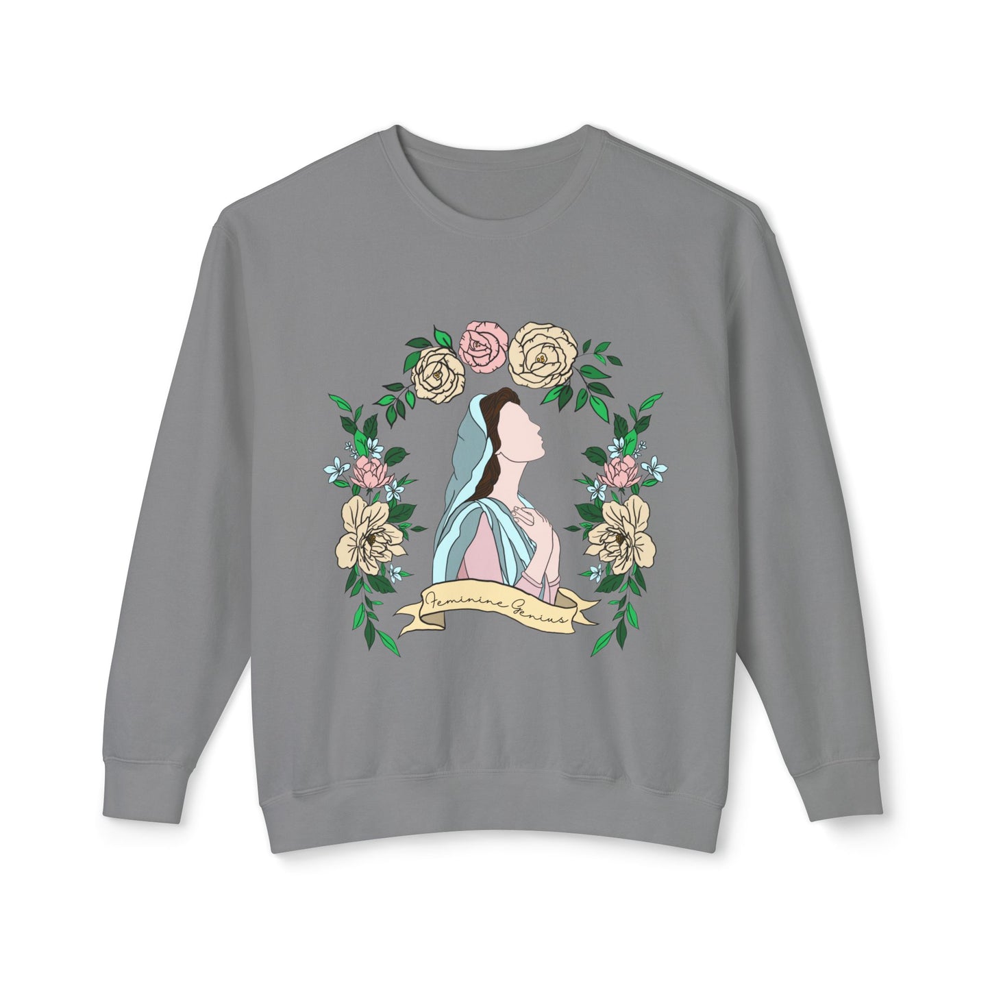 Feminine Genius - Unisex Lightweight Crewneck Sweatshirt