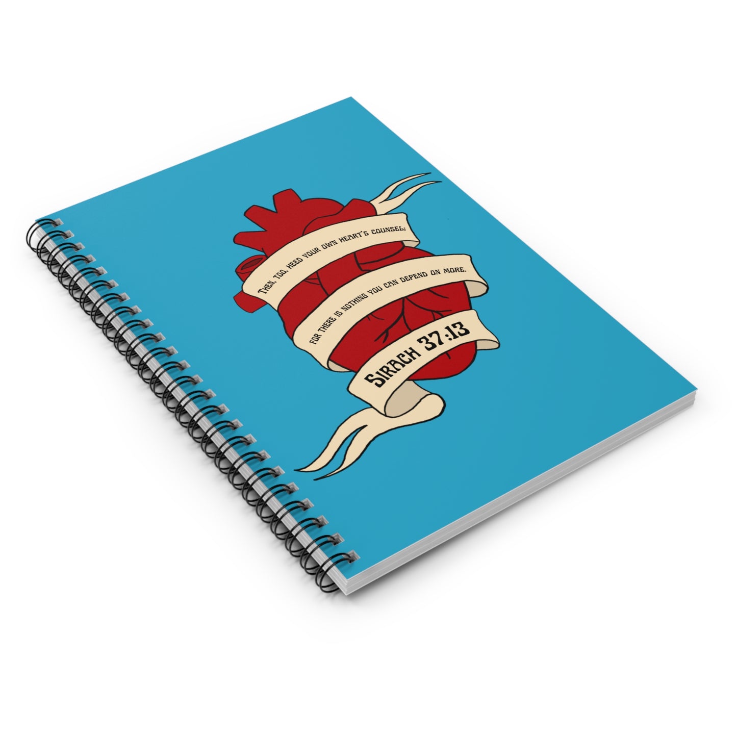 Sirach 37:13 - Spiral Notebook (Ruled Line)