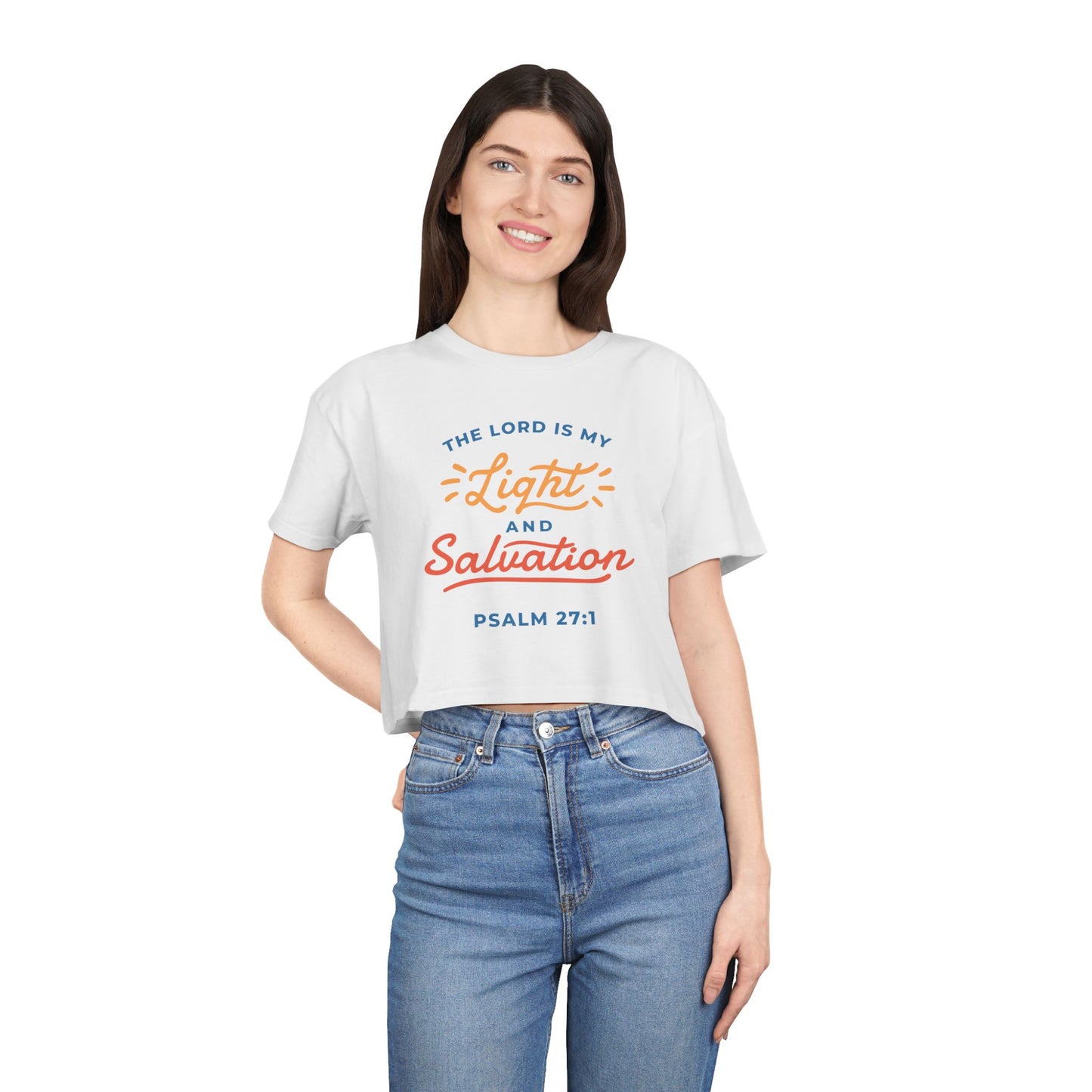 Psalm 27:1 - Women's Crop