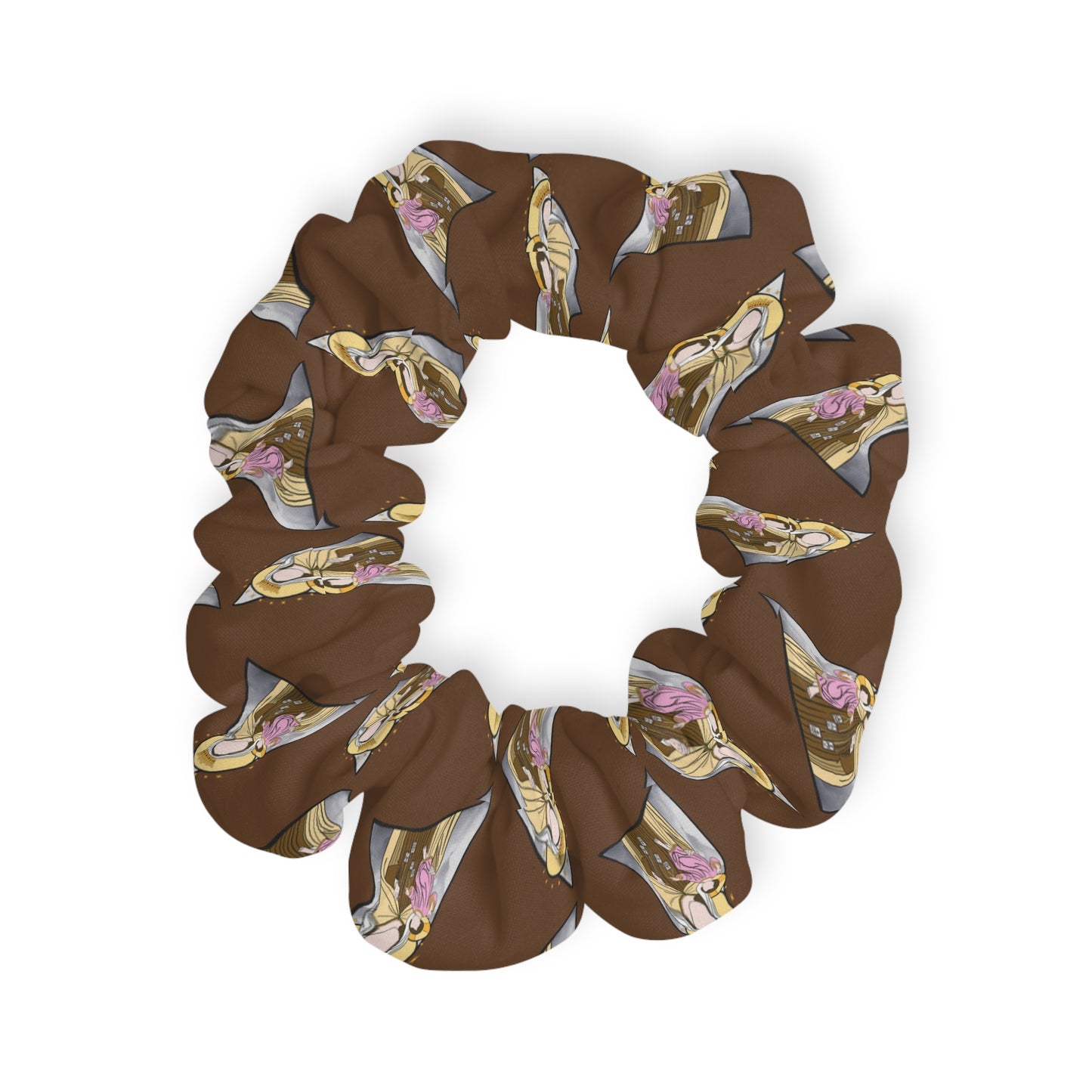 Our Lady of Mount Carmel - Scrunchie (Brown)