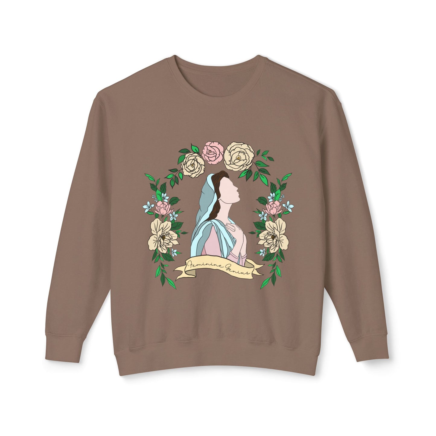 Feminine Genius - Unisex Lightweight Crewneck Sweatshirt