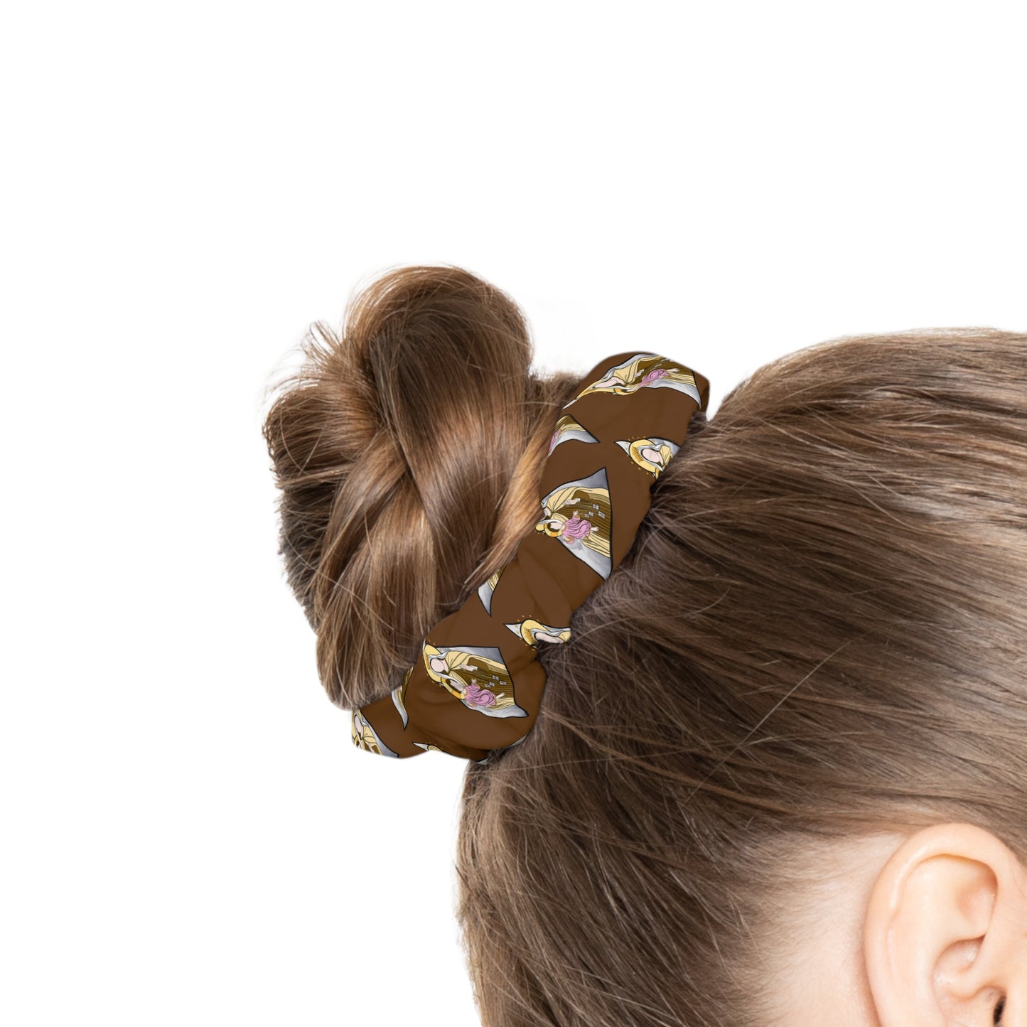 Our Lady of Mount Carmel - Scrunchie (Brown)