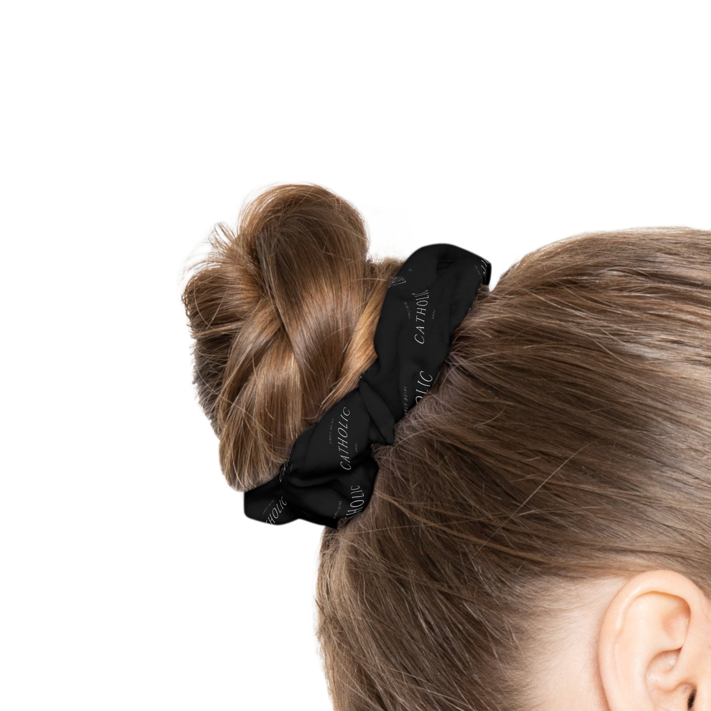 Simply Being Catholic - Scrunchie (Black)