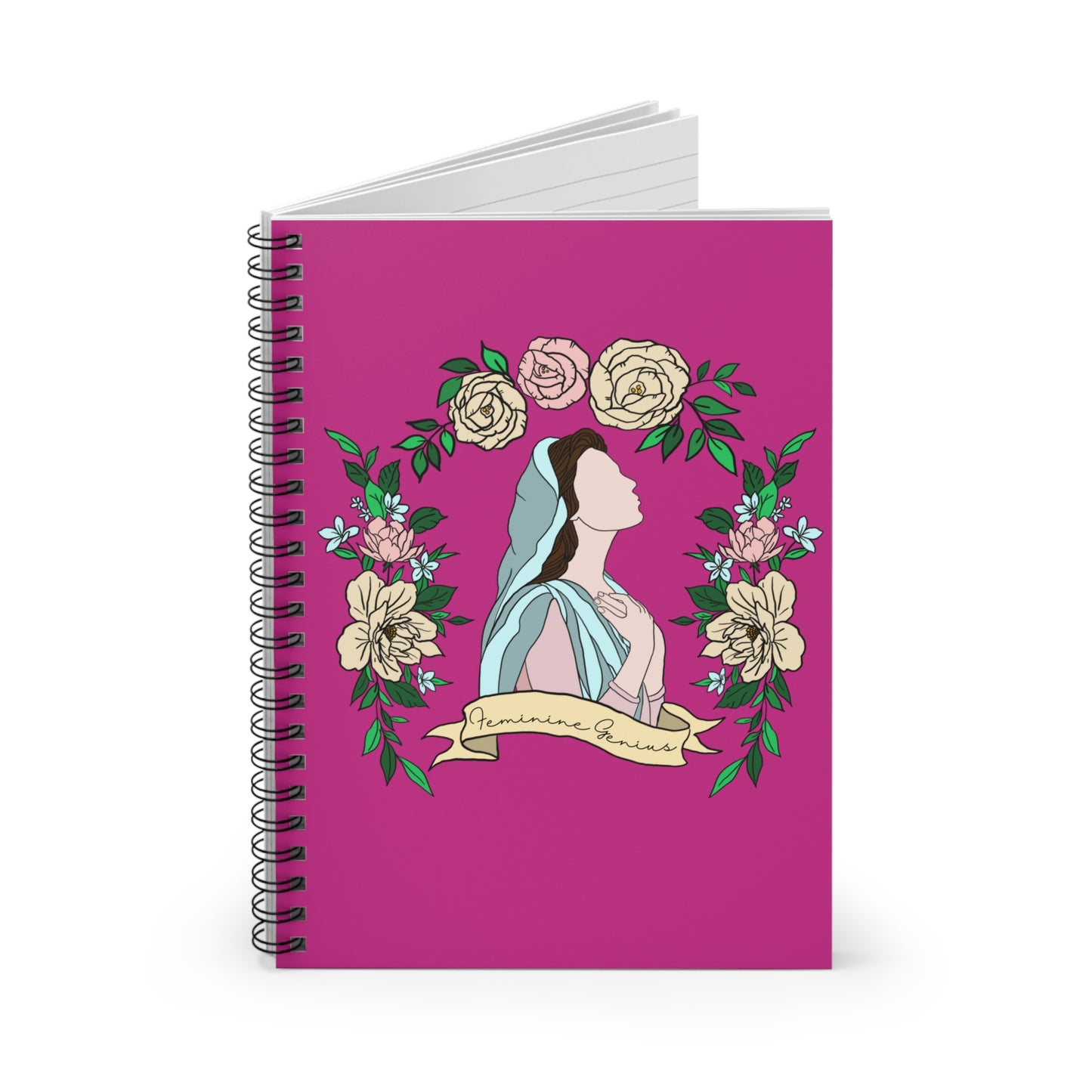 Feminine Genius - Spiral Notebook (Ruled Line)