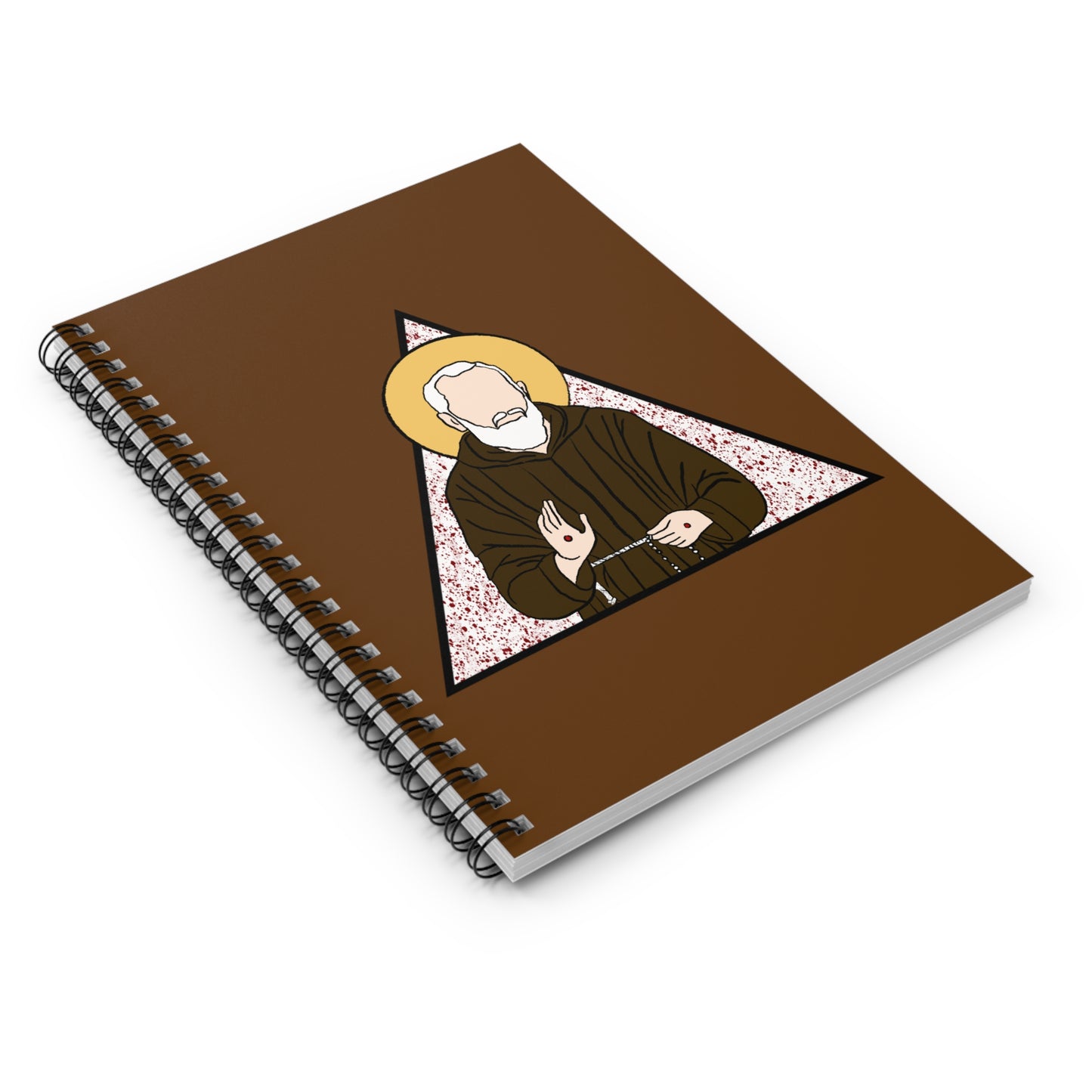Saint Padre Pio - Spiral Notebook (Rule Lined)