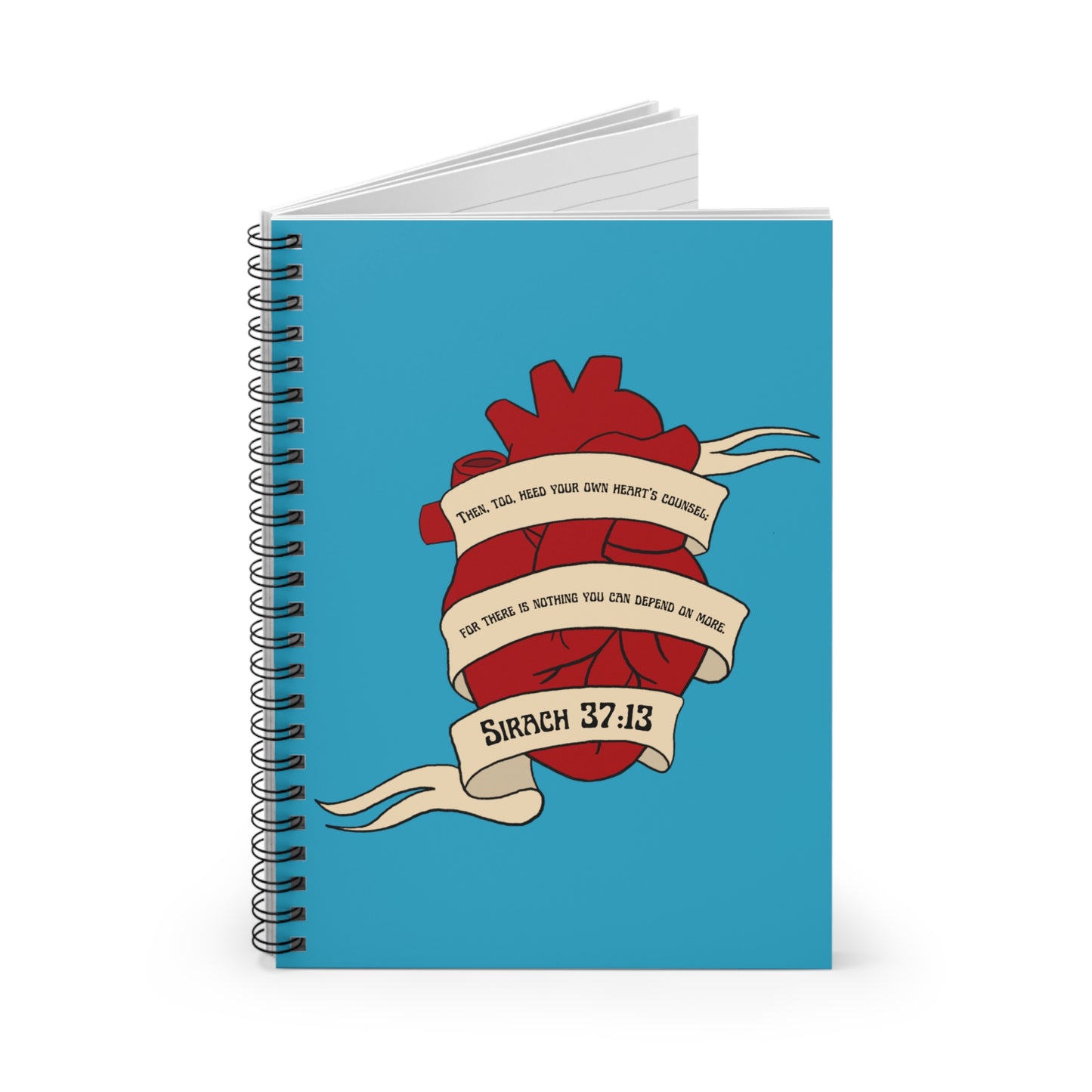 Sirach 37:13 - Spiral Notebook (Ruled Line)