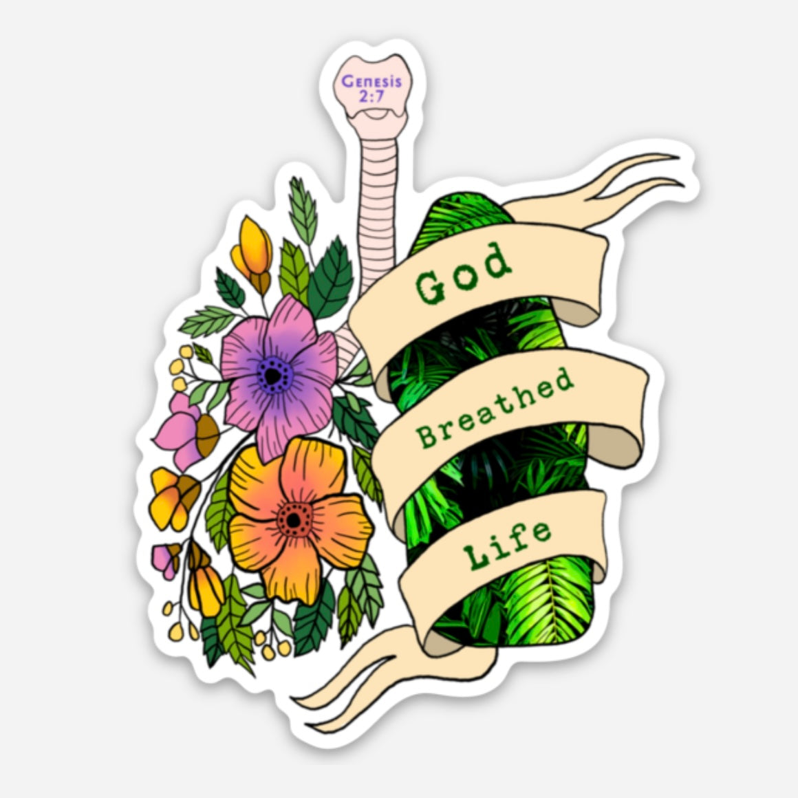 Genesis 2:7 - Sticker