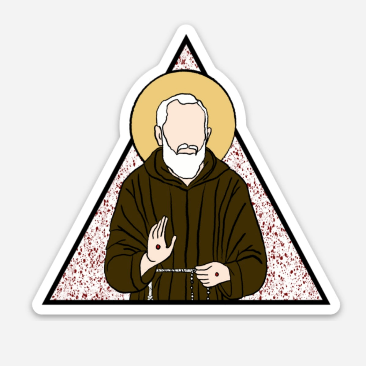 St. Padre Pio - Sticker